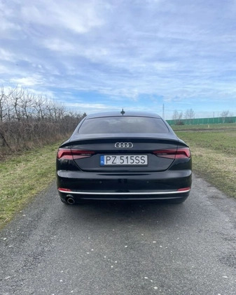 Audi A5 cena 99000 przebieg: 52000, rok produkcji 2018 z Brodnica małe 562